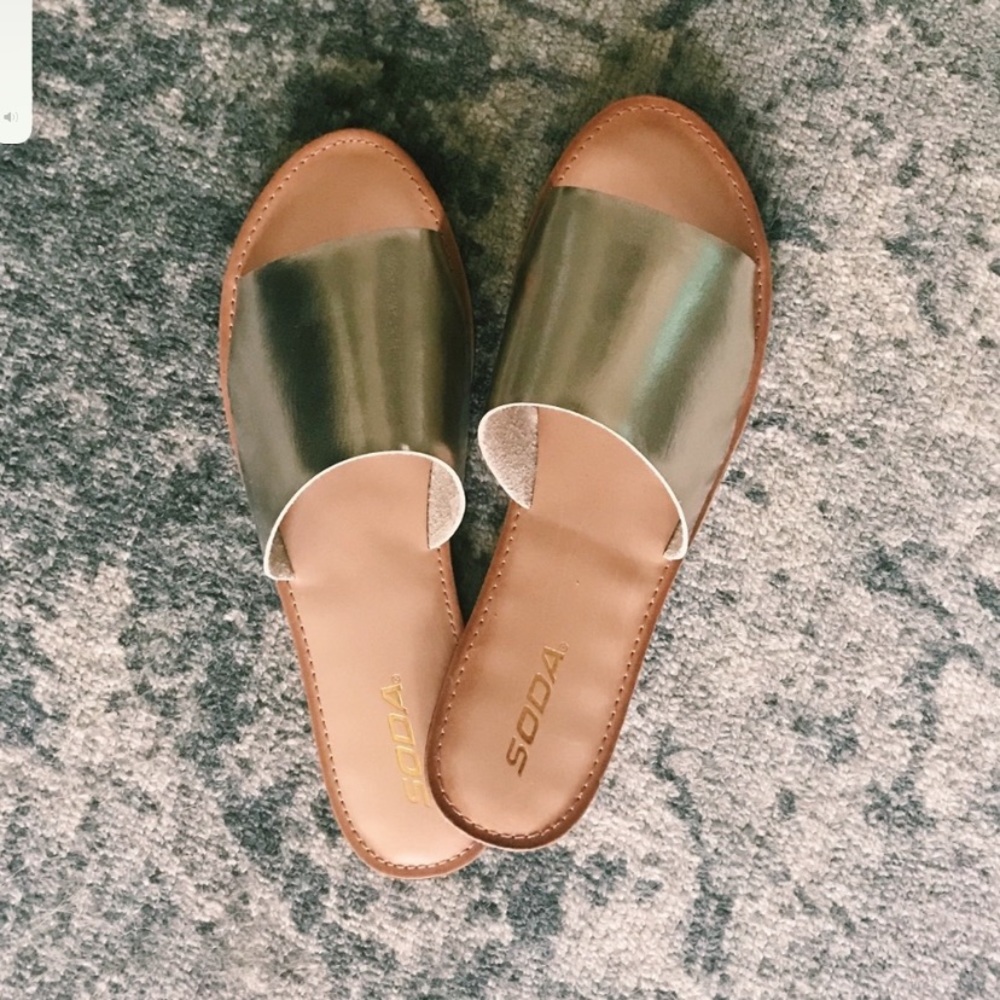 Gold Sandals